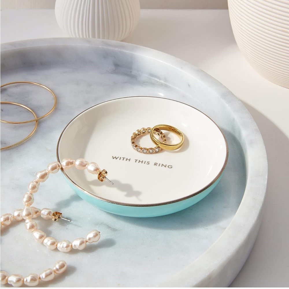 Kate Spade New York Ring Holder - “WITH THIS RING”